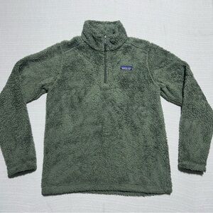 Patagonia Olive Green 1/4 Zip Fleece Women’s Small